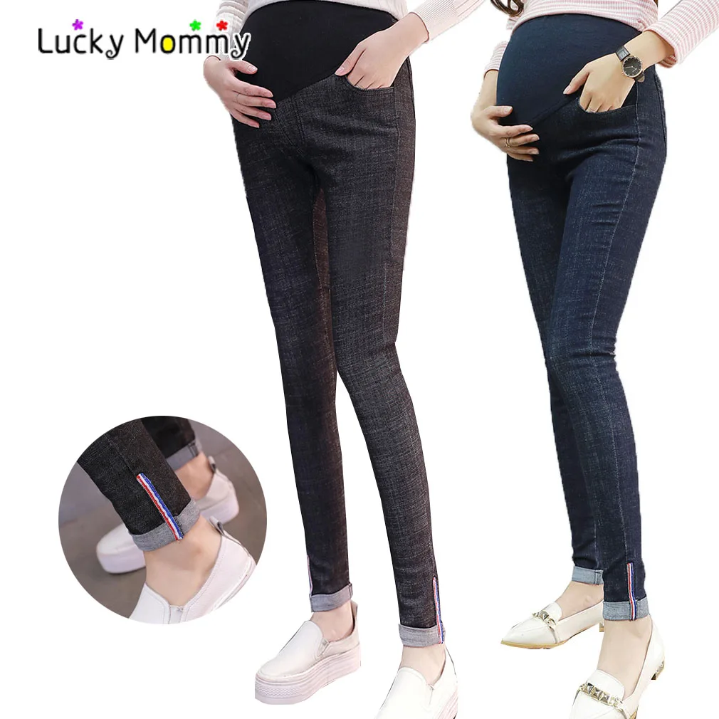 

Fashion Maternity Jeans Pencil Pants for Pregnant Women Plus Size Pregnancy Clothes Ropa Gestante Maternity Wear Trousers