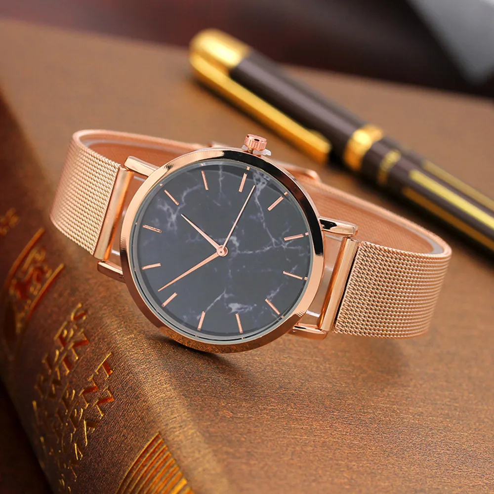 

Splendid Fashion Women Crystal Stainless Steel Analog Quartz Wrist Watch Bracelet Dress Watches dropship