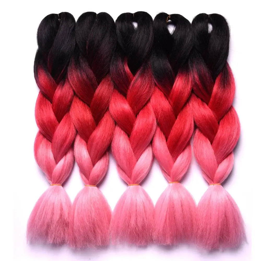 Chorliss длинные огромные косички Омбре плетение волос Темно-русый коричневый розовый фиолетовый синтетические волосы для наращивания крючком косички 100 г/упак - Цвет: #17