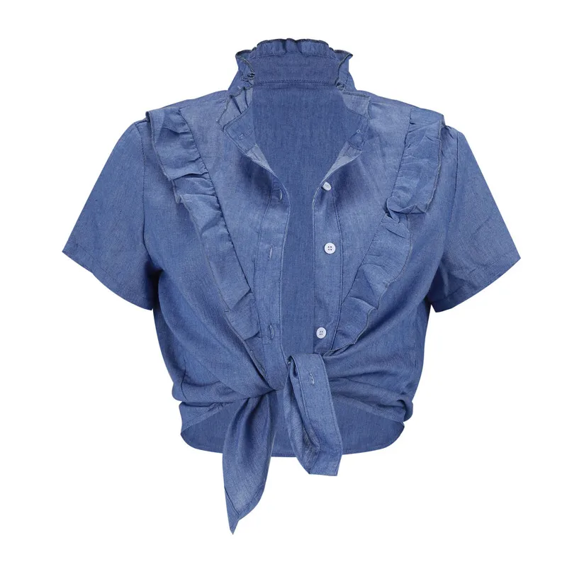 

Women Blouses Fashion Women's Ladies Summer Short Sleeve Shirt Loose Casual Blouse Top Womens Tops And Blouses Fashion New