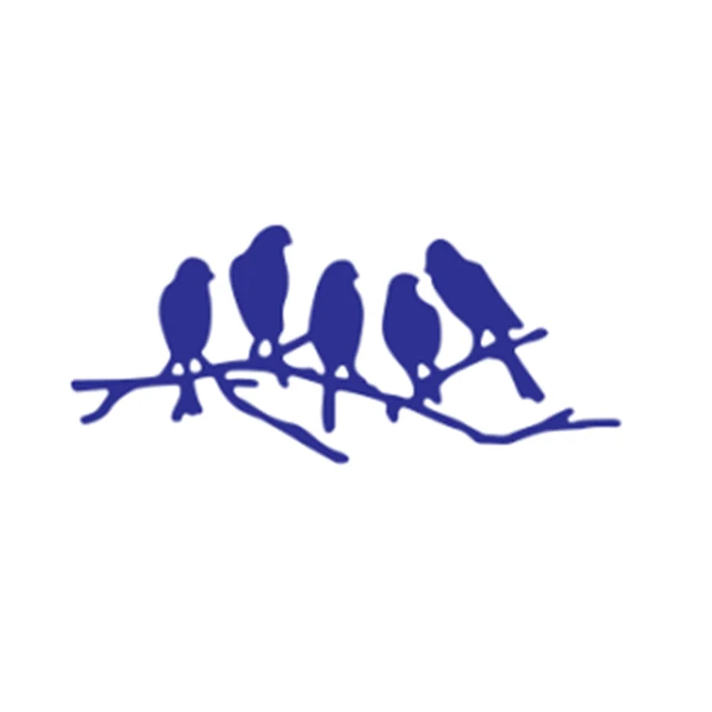 2018 new spring blossoms building five birds cutting dies stencils spring stencils