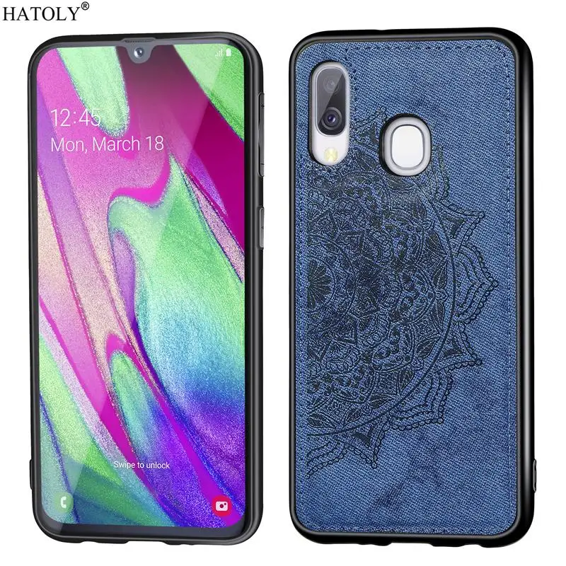 Чехол для Samsung Galaxy A40 чехол с 3D рисунком тканевый телефона из ТПУ рамкой A40|Бамперы|