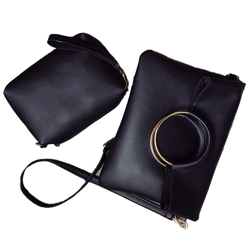 

Women Fashion Messenger Bag Shoulder Large Bag Ladies Handbag Large Ring Folding Master Bag Day Clutches Envelope Bags