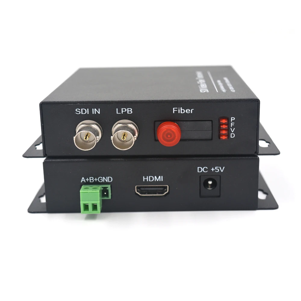 

HD-SDI Video Fiber Optic Media Converters Transmitter and Recevier 1310/1550nm for Serveillance monitoring CCTV system