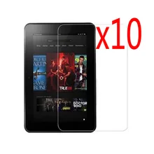 10x плёнки+ 10x чистая одежда, ЖК дисплей ясно экран протектор Защитная пленка гвардии для Amazon Kindle Fire HD 7 HD7 7"