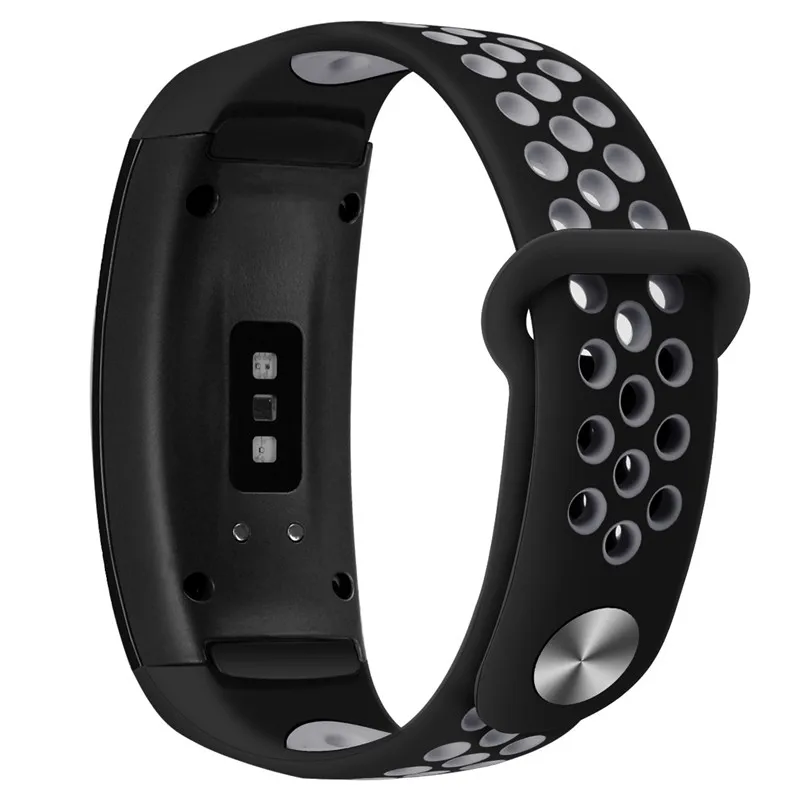 ZZQing для samsung gear Fit2/gear fit2 pro ремешок умный браслет силиконовые дышащие спортивные часы двойной цвет полосы SR-R365 браслет