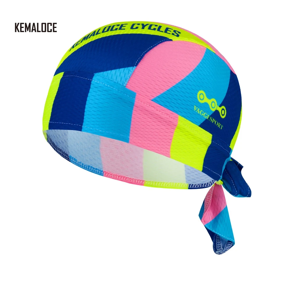 

KAMALOCE Men Fluorescence Colorful Cycling Headset Cap Quick-dry Outdoor Sport Bicycle Headscarf Pirate Scarf Gorra Ciclismo