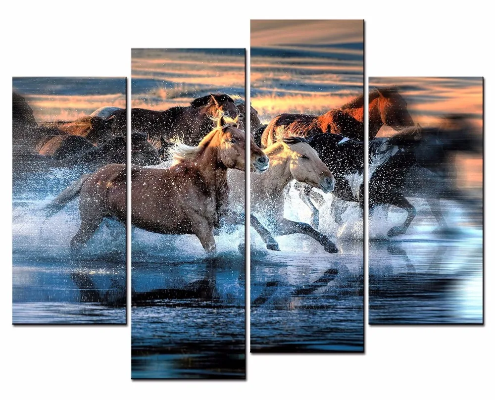 Лидер продаж 4 шт./компл. художественное настенное украшение с изображением