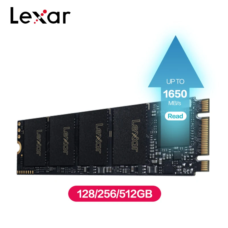 

100% Original Lexar NM500 M.2 2280 NVMe SSD Ideal for smaller notebooks PCIe Gen3x2 M.2 2280 3D NAND Internal Solid State Drive