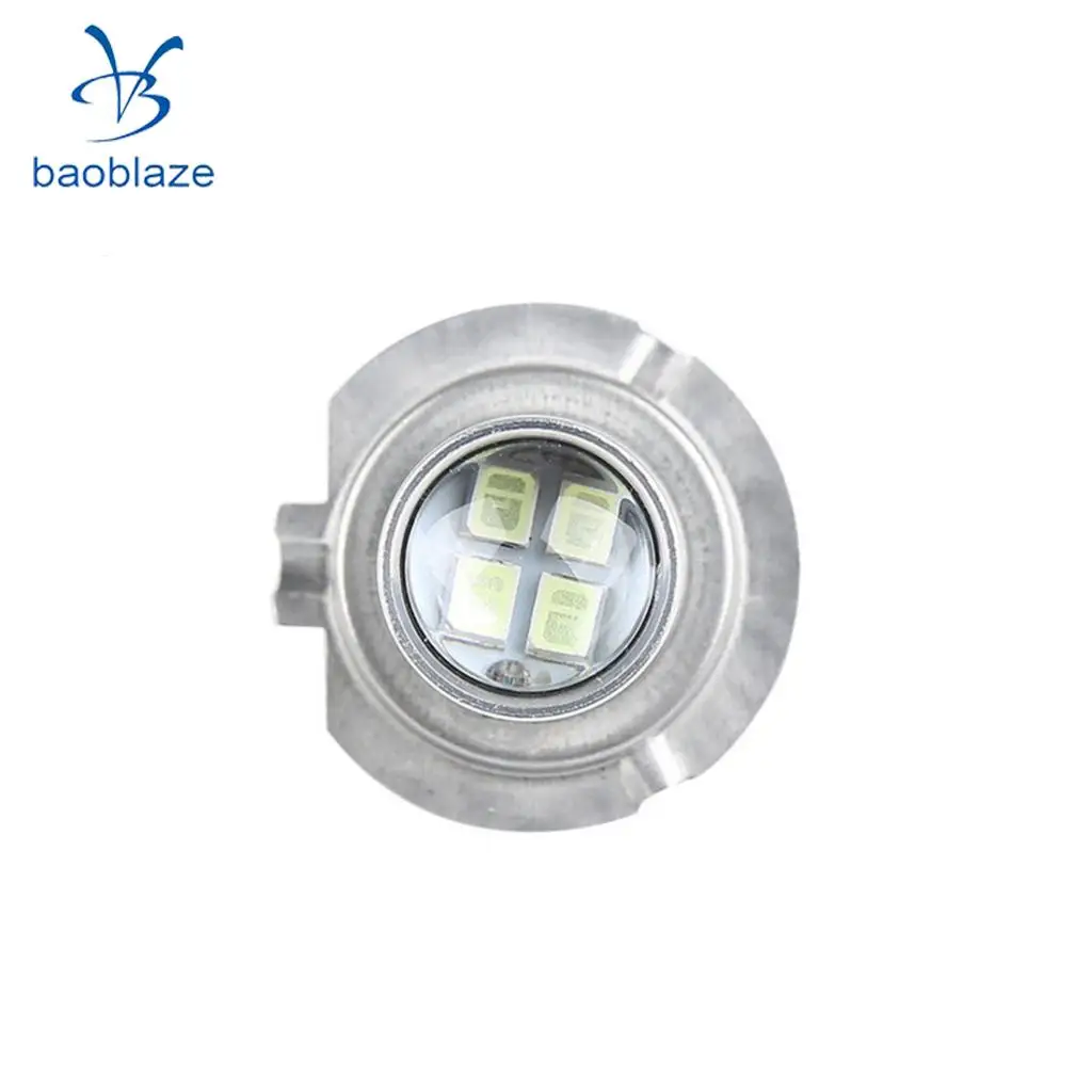 2pcs H7 100W 10000K 1100LM Blue LED Car Fog Lights Daytime Driving Lamp
