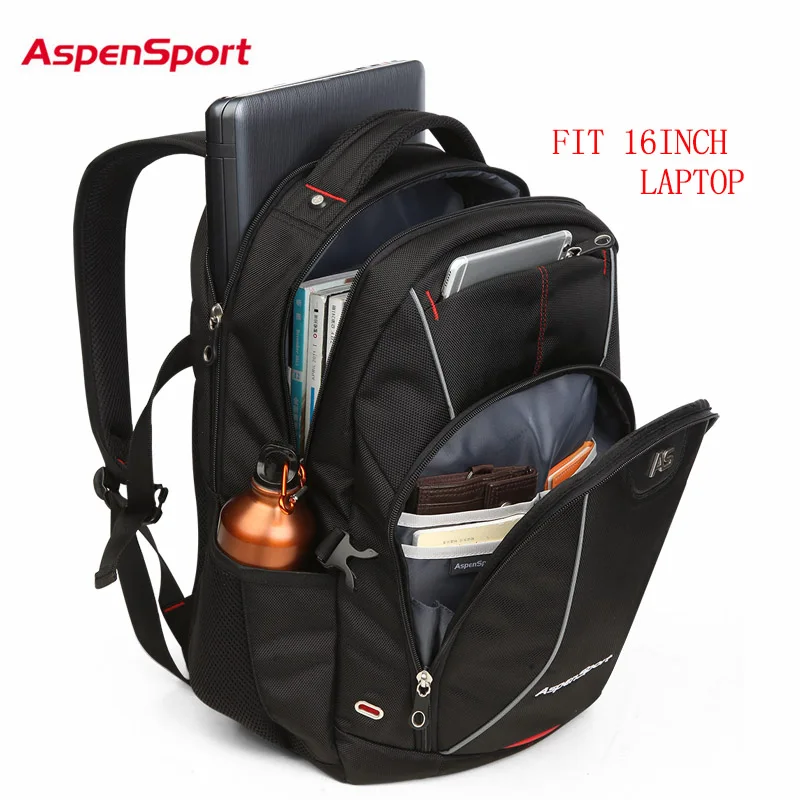 2018 Aspensport мужской рюкзак для ноутбука 15 6 дюймов школьные сумки высокого качества
