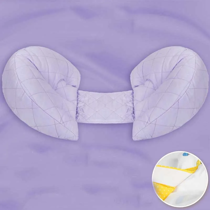 U-образный уход для беременных и матерей после родов подушки для беременных поясная боковая подушка многофункциональная подушка для поддержки живота - Цвет: Purple
