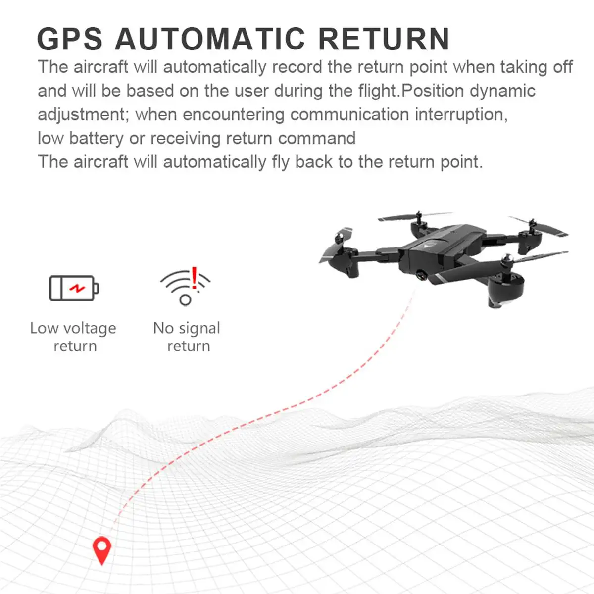 SG900S Ultra HD 1080 P plegable de los Drones con cámara de GPS con cámara 2,4G GPS RC helicóptero Drone Wifi FPV amplia -ángulo de cámara
