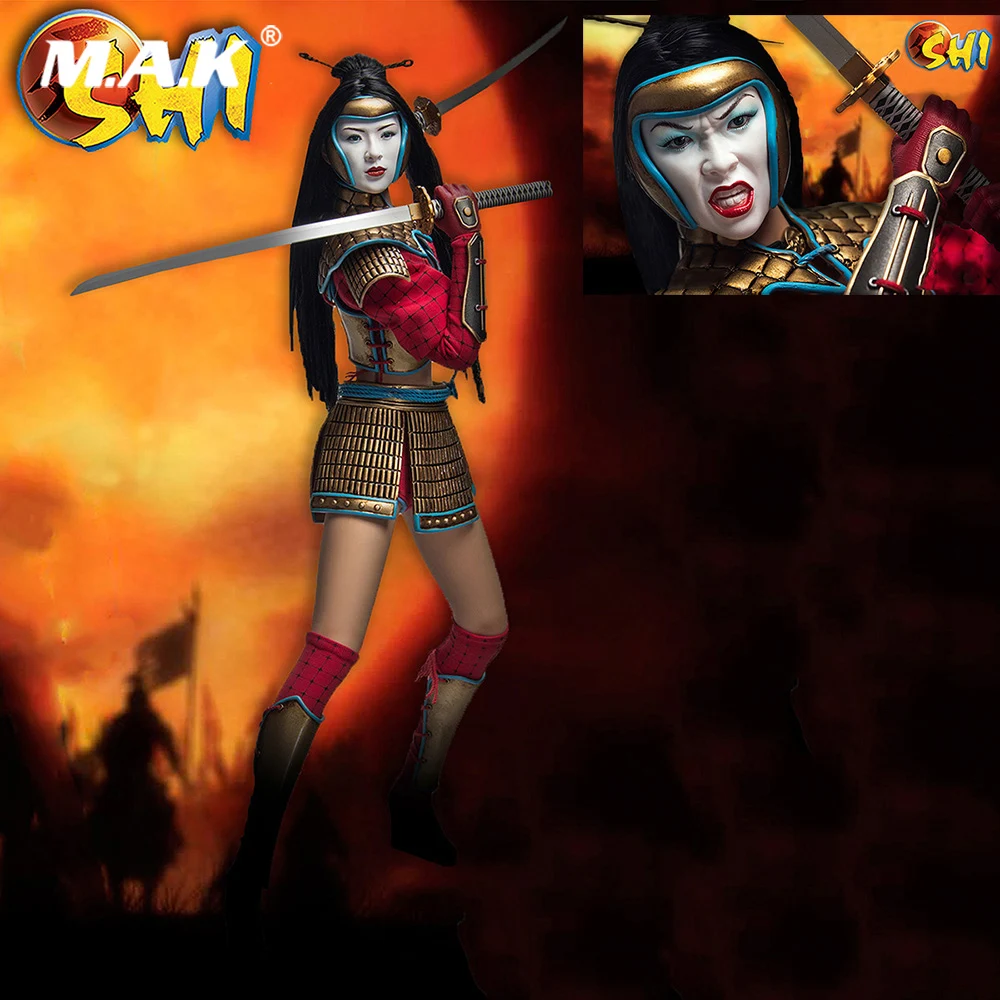 Для Colelction 1/6 весы полный набор PL2014-71-C Kunoichi Ши фигурку модель с двойными головками в битве панцири для вентиляторы подарки