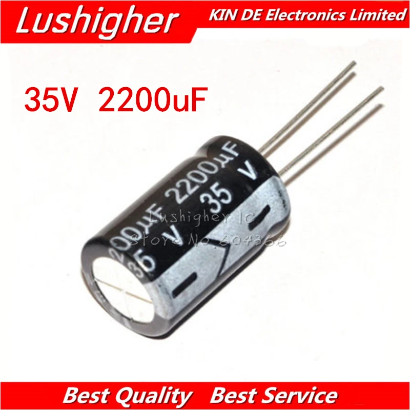 50Pcs 2200uF 50V Condensateur /Él/éctrolytique Audio Radial Condensateurs /Él/éctrolytiques Composant /Électronique pour Arduino 16x25mm