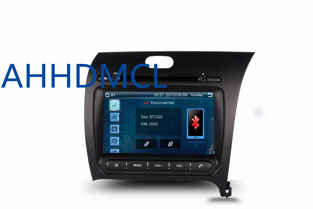 Perfect AHHDMCL Car Multimedia Player DVD Radio Stereo Audio GPS Navigation For Kia K3 Cerato Forte 2013 2014 2015 2016 2017 Right Drive 4