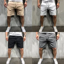 OA мужские летние тренажерные залы фитнес шорты на шнурке Бодибилдинг повседневные эластичные короткие тренировки подходят тонкие дышащие тренировочные тонкие мужские