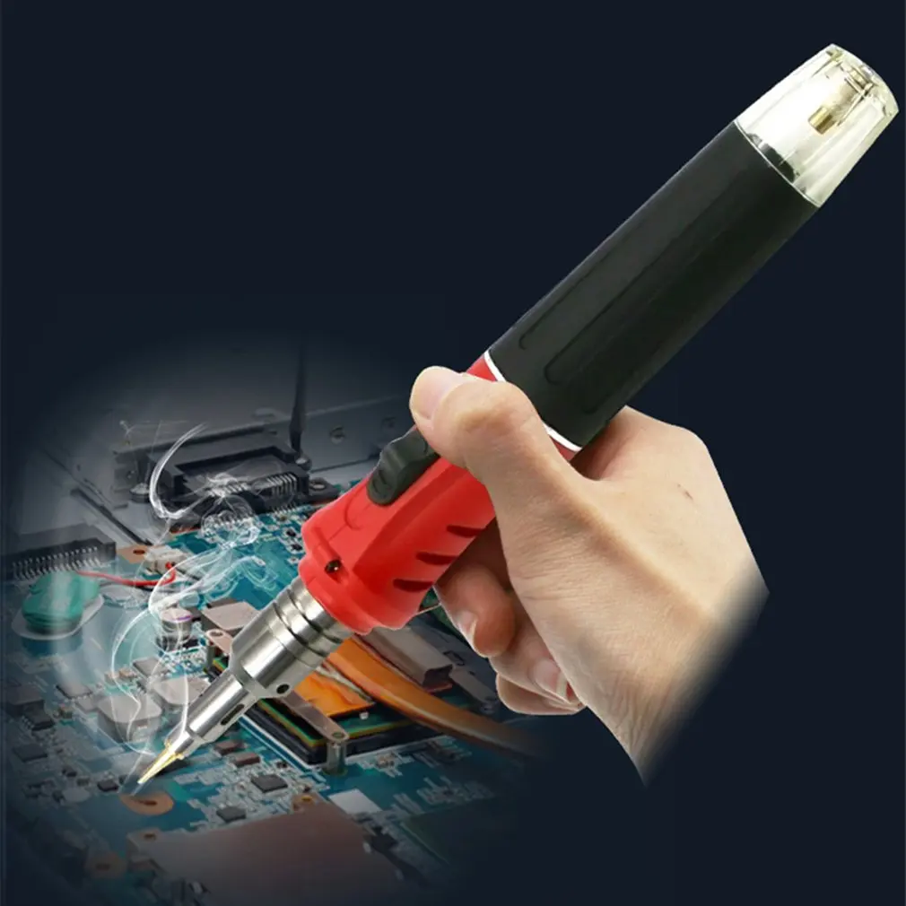 Беспроводной паяльник ручка в форме Газовый паяльник пистолет сварочный инструмент мини беспроводной Факел паяльник Факел