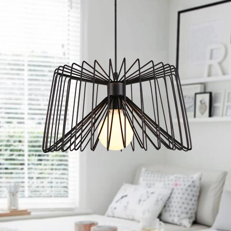 

Northern Europe Modern Concise Creative Iron Pendant Lamp Restaurant Bedroom Office Study Parlor Decoration Lamp FreeShipping