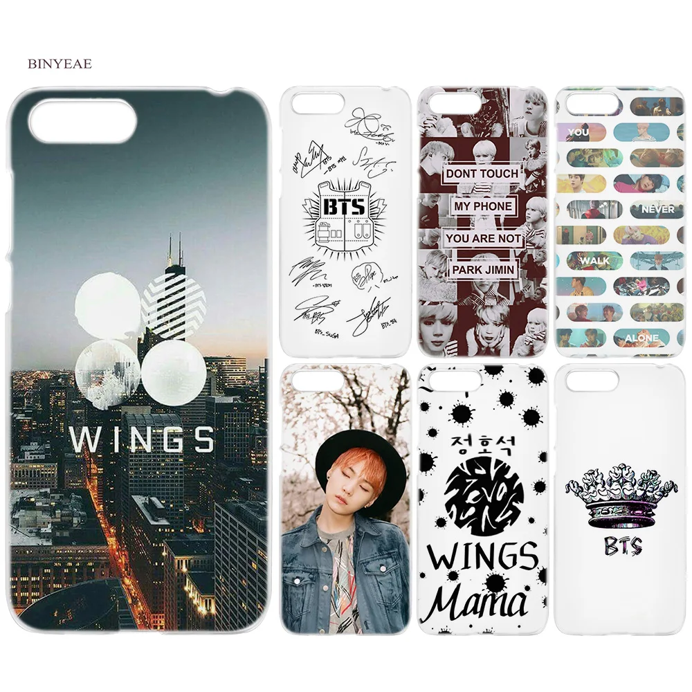 

BINYEAE BTS Bangtan Boys Music Hard Case Cover for Huawei Y6 Y3 Y9 Y7 2018 Honor 10 9 Lite Mini 7S 7C 7A Pro 2017
