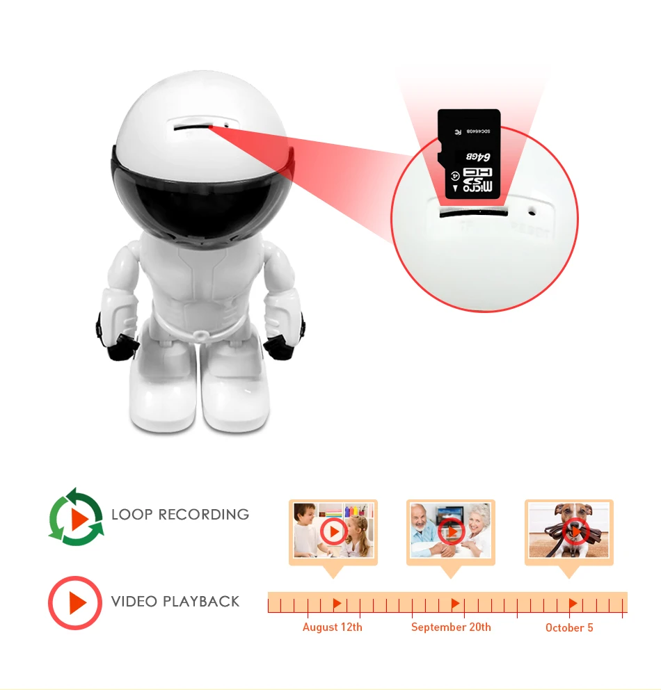 Camera IP TF Card