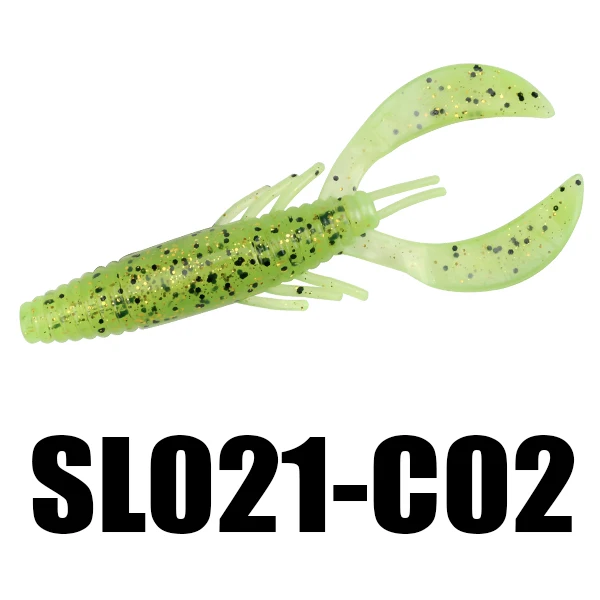 SeaKnight SL021 мягкие приманки креветки 11,5 г 11 см 4.3in 4 шт. мягкая рыболовная приманка искусственная мягкая рыболовная приманка Shads Воблер для рыбалки - Цвет: Зеленый