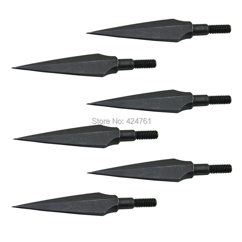 6 шт. 150 наконечники для стрел Grain Broadheads стальные стрелок стрелки стрельбы из лука