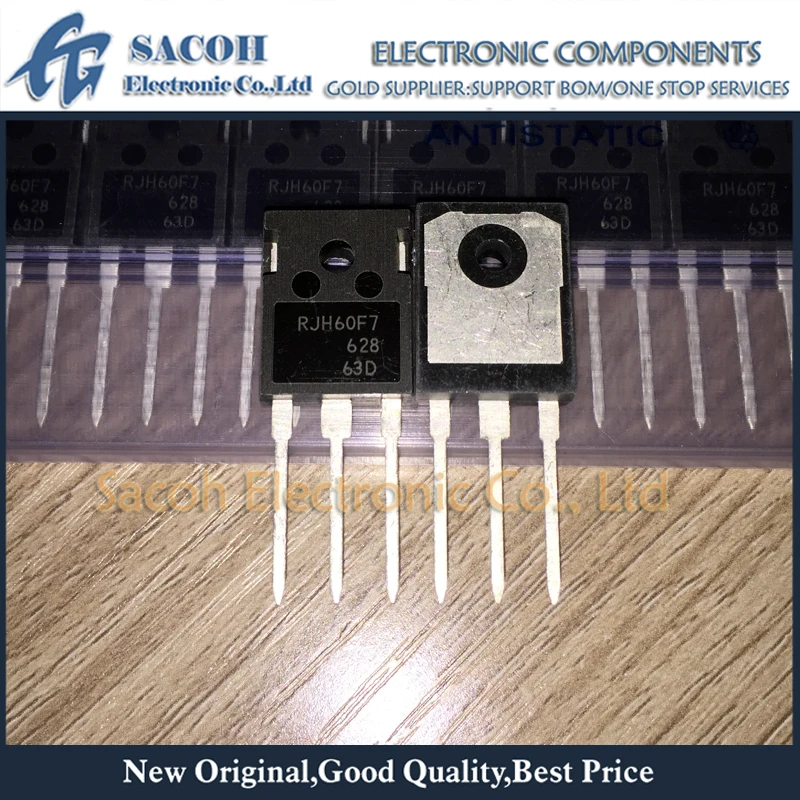 Transistor original do poder de IGBT, novo, RJH60F7, RJH60F7DPQ, 60F7