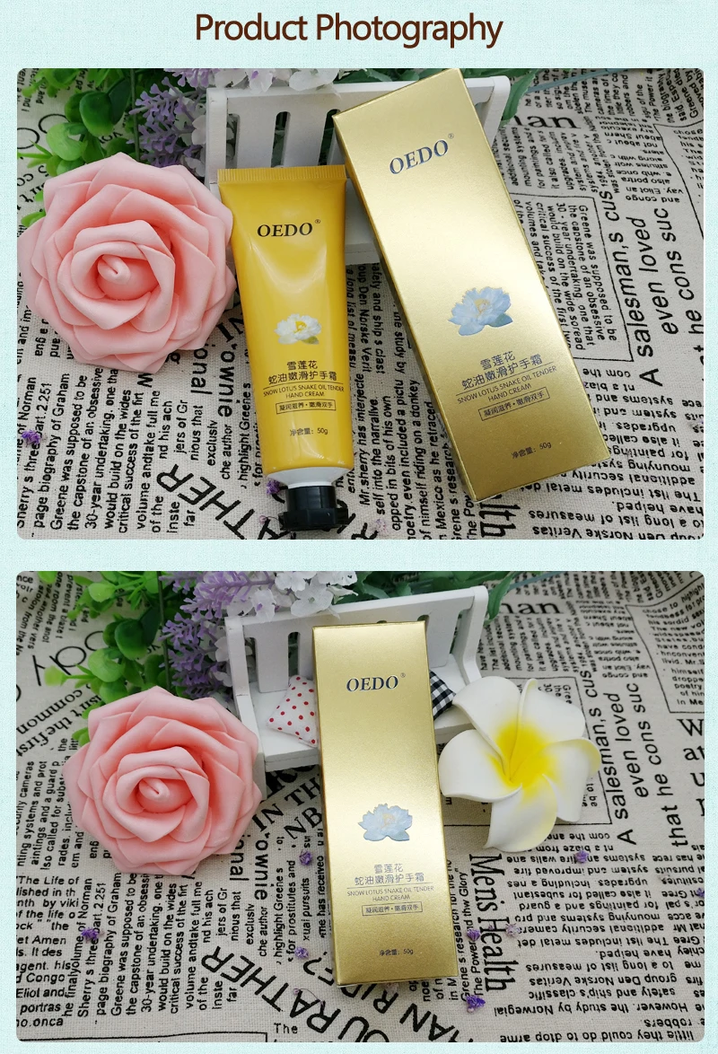 OEDO Hand Cream Rose Peptides+ Snow Lotus Set Antifreeze Moisturizing Hydra Repair cream Anti Wrinkle Whitening hand Skin Care