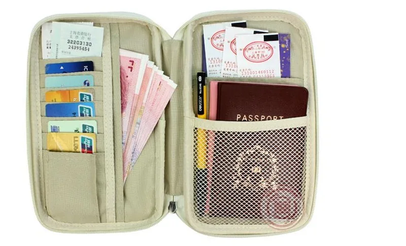 Дорожный водонепроницаемый чехол для паспорта Бизнес-документ кошелек Кредитная ID карта билета наличные сумояка для пасспорта Обложка PC0039