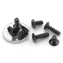 1000 pcs Flat head self-tapping parafusos Hirao parafusos M2 * 5mm KB preta