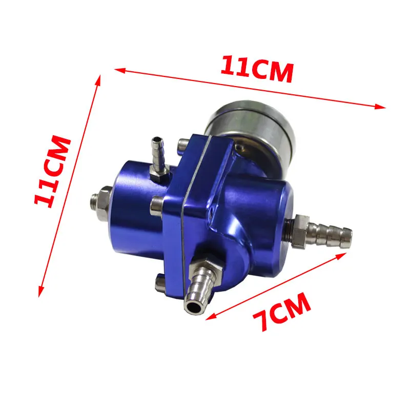 RASTP Универсальный JDM Регулируемый FPR регулятор давления топлива 0-140 PSI Манометр газовый шланг комплект для Ford Mustang 01-04 RS-FRG001