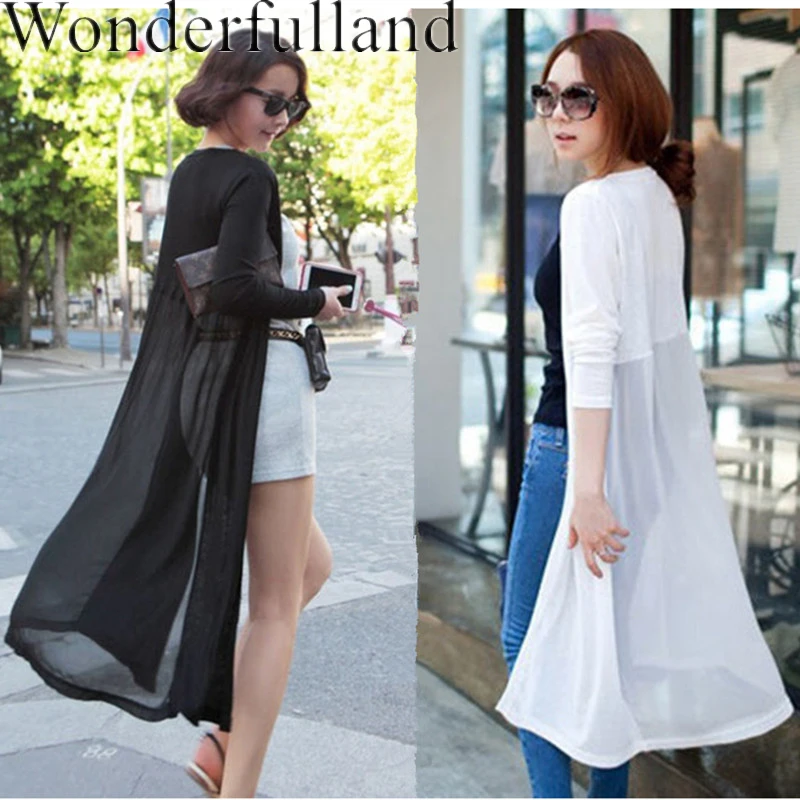 2017 Maxi Cardigan Ankle Length Sweater Coat Cardigan ...