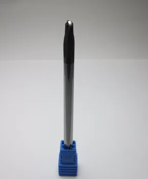 

10PCS lengthened L=100mm diameter 6mm HRC45 R3.0 2 flutes Tungsten Carbide Ball Nose End Mills CNC long shank milling cutter