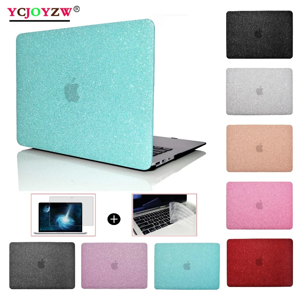 

New Shine Laptop Case For MacBook Air 13 Pro Retina 11.6 12 13.3 15.4,YCJOYZW - For MAC New AIR 13 Pro 13 15 inch with Touch Bar