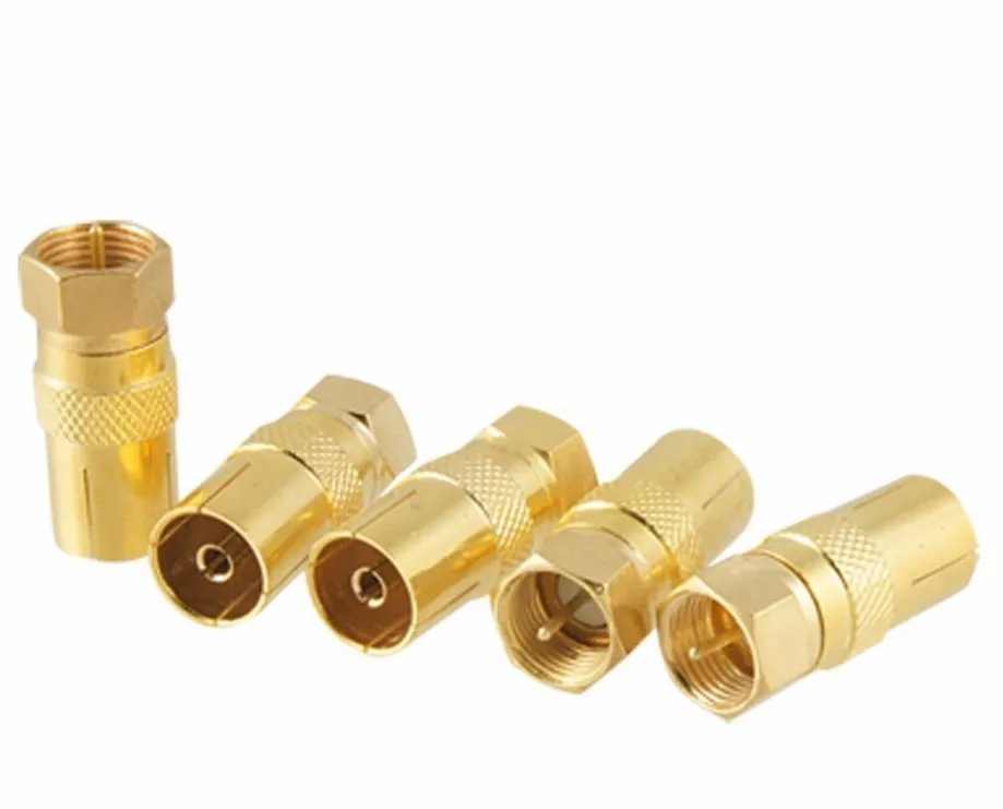 Buy 5PCS/lot Female TV Aerial Connector Adapter RF