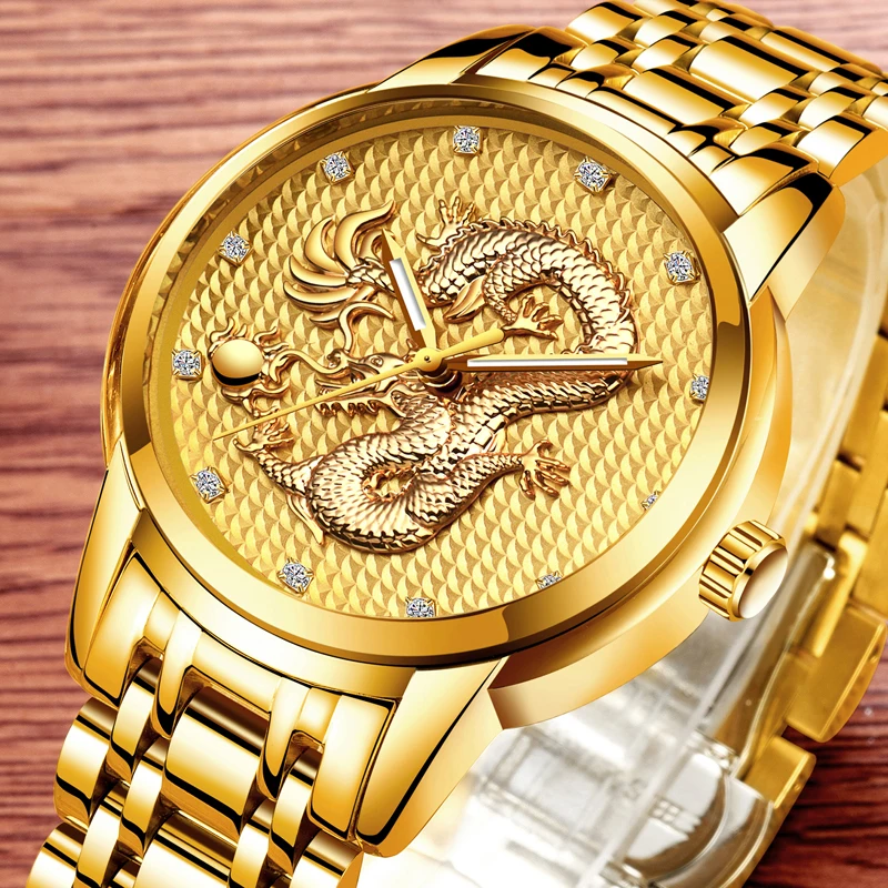 

WISHDOIT Men's Watchs Top Luxury Brands Casual Fashion Business Sports Simulation Mens Quartz Men Military Male clock Gold Watch