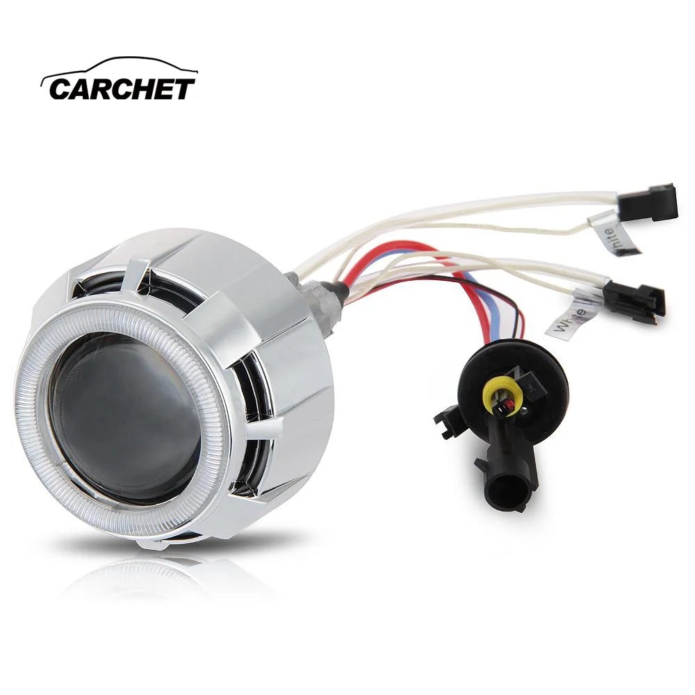 Автомобильная фара CARCHET 2 5 дюйма Биксеноновая HID двойная CCFL Angel Eye Лампа для