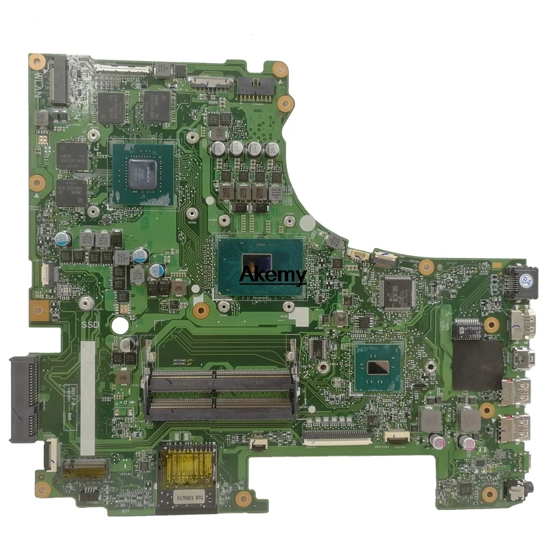 Обмен! Материнская плата GL753VD для For Asus GL753VE GL753V GL753 материнская ноутбука тест ОК
