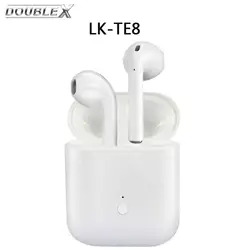 DoubleX LK-TE8 TWS Bluetooth наушники гарнитура беспроводные наушники-вкладыши стерео бас наушники с микрофоном для iPhone Android PK i9s i7s i8