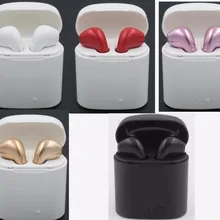 10 шт. i7s tws беспроводные bluetooth наушники стерео, 5 цветов, настоящие стерео, большая емкость батареи DHL