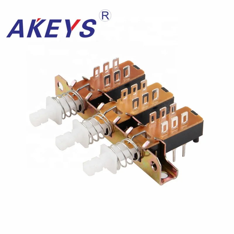 

2PCS PBS-22H18-15-3 6PINS KAN3H Straight key switch for Agitator