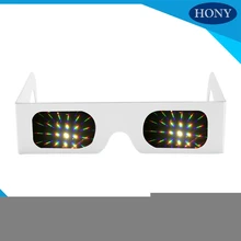 50 шт. в упаковке новогодние праздники 13500 линий/спирали свет 3D дифракционные фейерверки Rave вечерние призмы забавные очки для лазерных шоу