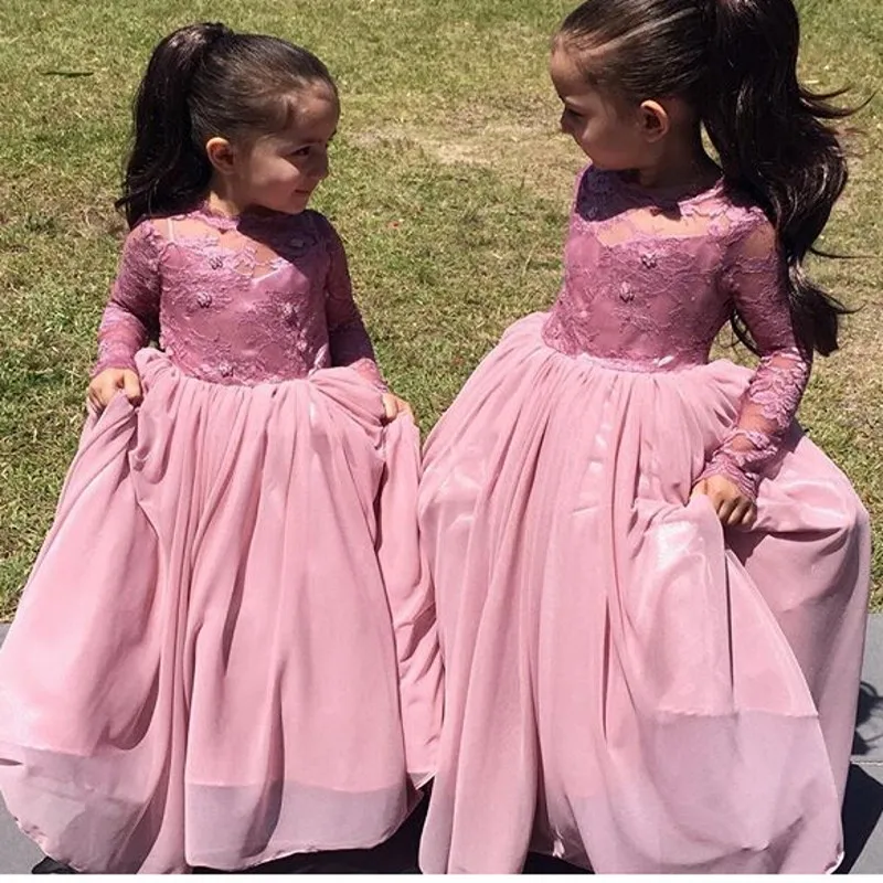 Chiffon Flower Girl Dresses