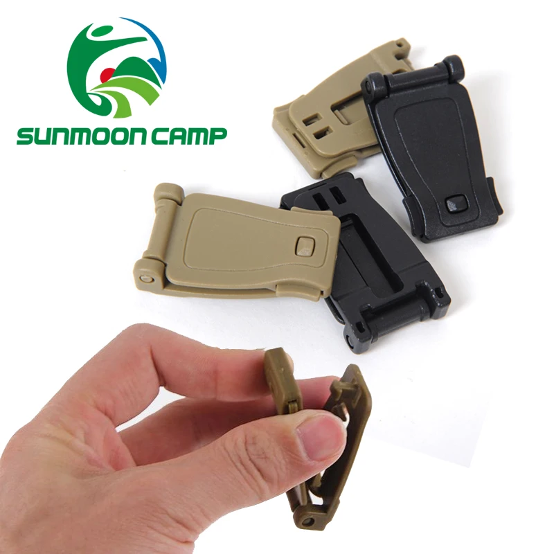 10pcs Strap Buckle Clip for Molle System Bag Backpack Camping EDC Tool 