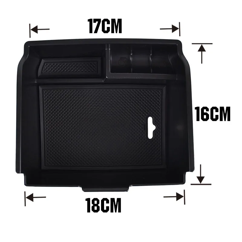 Fit For Toyota Fortuner An160 2016 - 2020 Armrest Storage Box Center Console Container Bin Tray Holder Case Car Orga