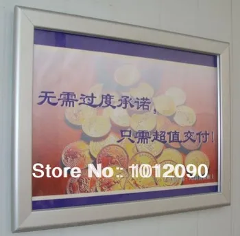 

Aluminum advertising board Picture Frame ad box Wall Mount Graphic Printing