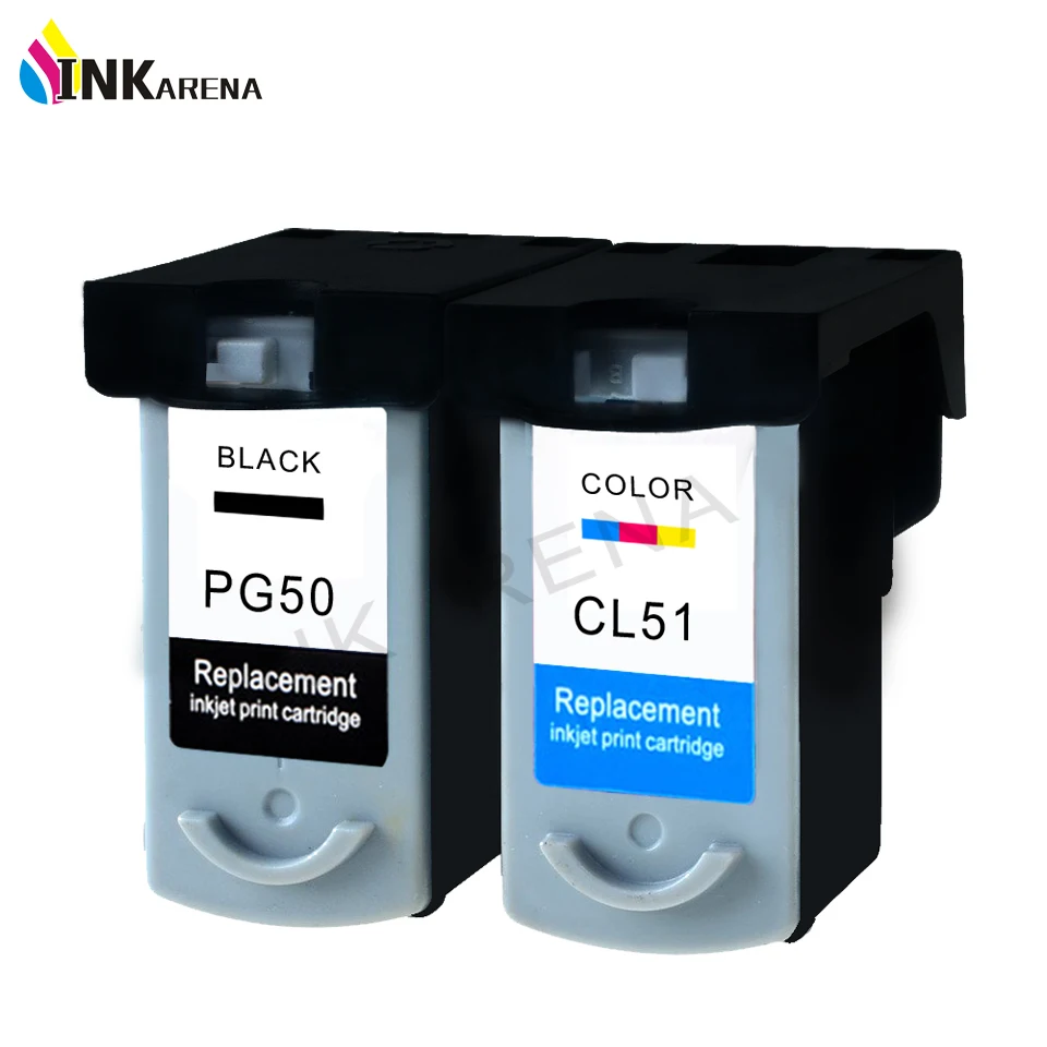 PG 50 CL 51 Ink Cartridge For Canon PG50 CL51 Pixma iP2200 iP6210D iP6220D MP150 MP160 MP170