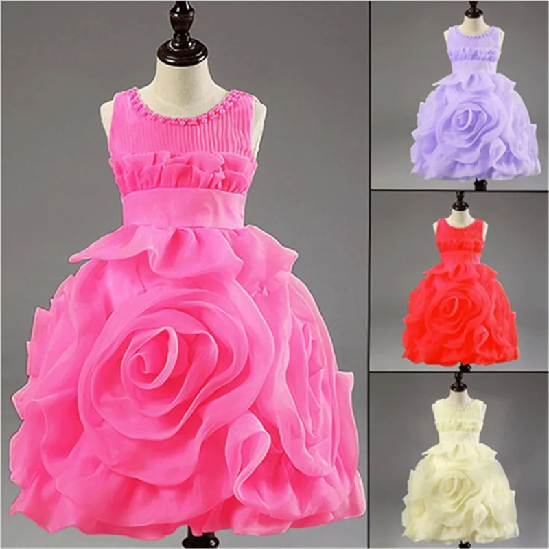 rose dresses for girls