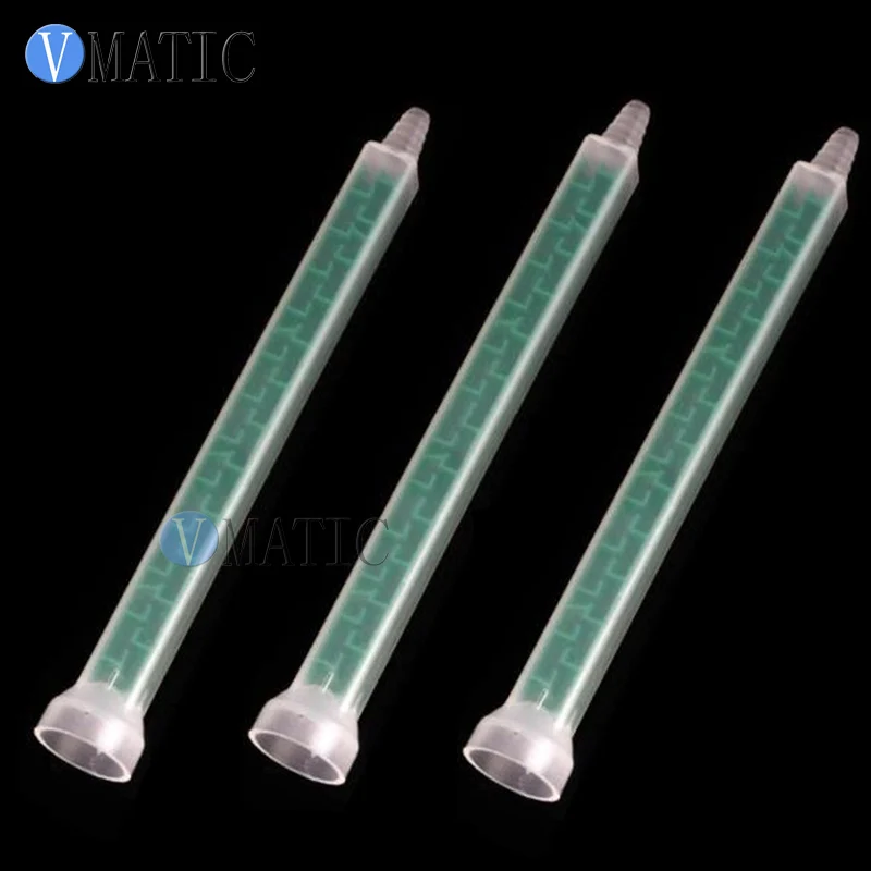 10 шт. смолы статический смеситель MC08-32 насадки для Duo Pack Epoxies зеленый цвет